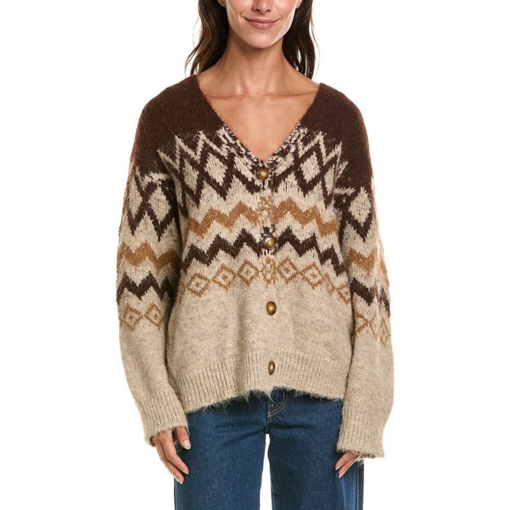 Abbey Womens  Cardigan, Brown